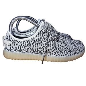 Ledz LED Light Up Shoes Size  Black White Breathable Mesh Womens Size 7.5